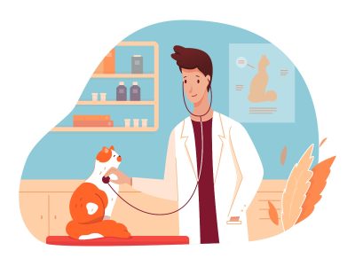 alt="اهمیت واکسیناسیون دورهای حیوانات خانگی - سگ و گربه نزد دامپزشک"