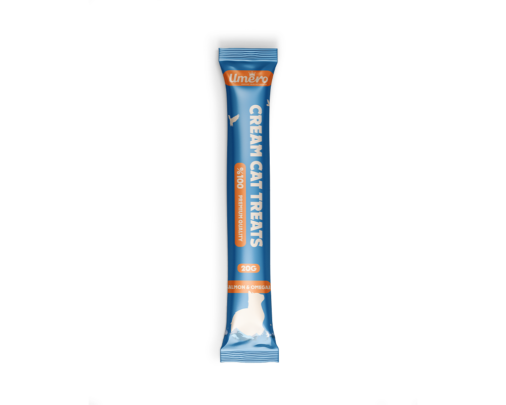 بستنی تشویقی گربه با طعم گوشت ماهی سالمون و امگا 3